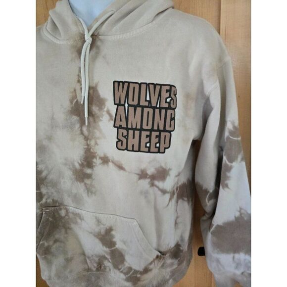 Wolves Among Sheep Tie-Dye Hoodie Medium Assholes Live Forever dad clothes - Picture 3 of 5